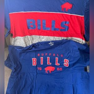 Fanatics- Buffalo Bills Fan T Shirt’s - Blue One is 2XLB - BLUE/RED/GRY 3XL- NWT